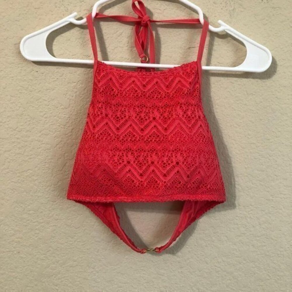 Joe Boxer Bikini Top Halter Lace Tassels